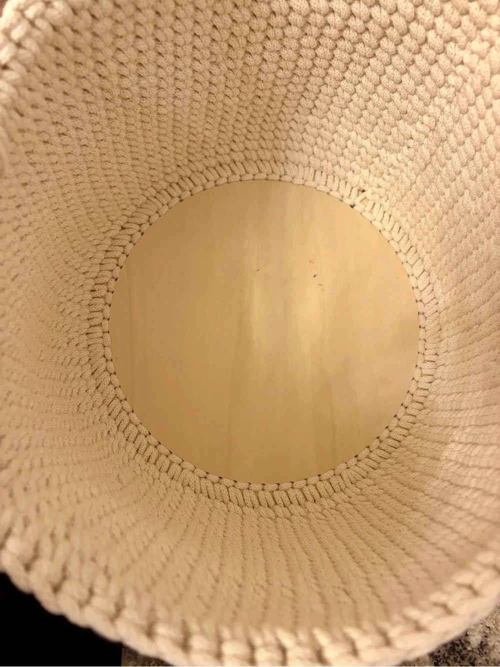 ELARA Handmade Cozy Storage Basket - Cream